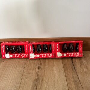 VTG Noma Colorbright H15CB Sparkle 120V 7w‎ Replacement Bulbs Red